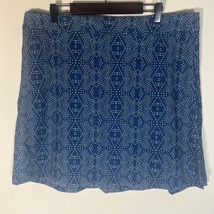 Rip Skirt Womens Hawaii Boho Denim Wrap Skirt Size XL Tropical‎ Floral NWT